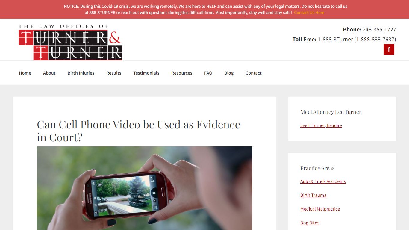 Can Cell Phone Video be Used as Evidence in Court?